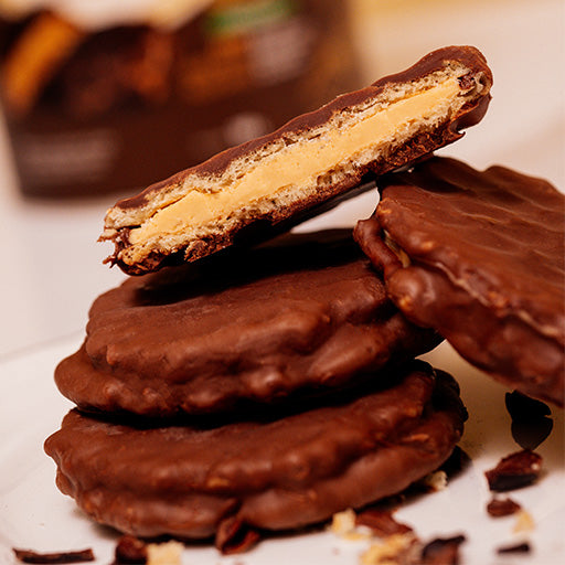 Biscottino Caramelo Salgado com Chocolate 56% | Linha Stevia