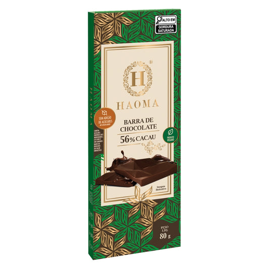 Barra 56% Cacau 80g