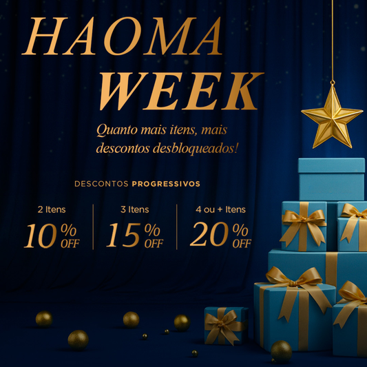 Haoma Week até domingo. Não deixe de aproveitar!