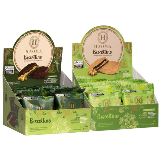 KIT 2 PROMO BOX BISCOTTINO LINHA STEVIA