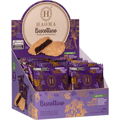 Promo Box Biscottino Chocolate Branco | Linha Stevia