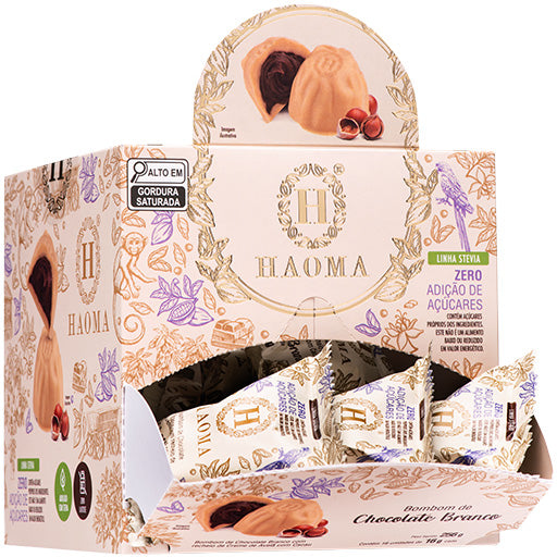 Promo Box Bombom Chocolate Branco | Linha Stevia