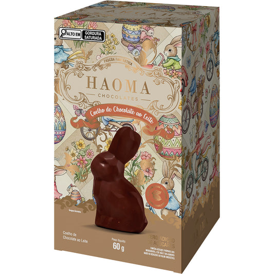Coelho de Chocolate ao Leite 60g