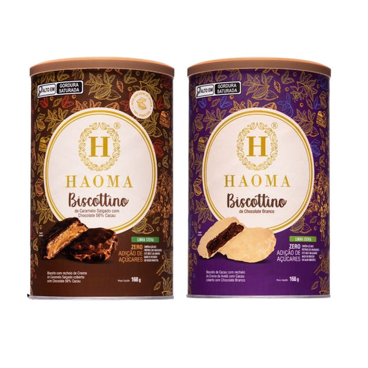 KIT 2 LATAS BISCOTTINO LINHA STEVIA