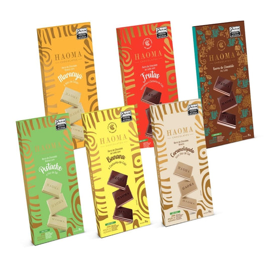 KIT 6 BARRAS LINHA STEVIA