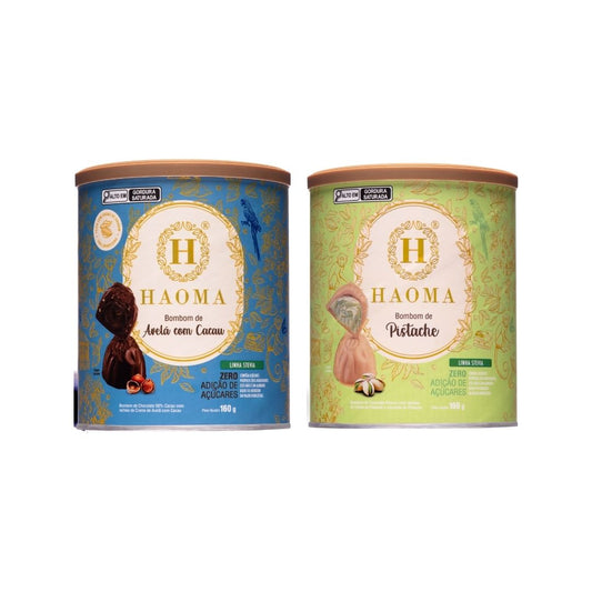 KIT 2 LATAS BOMBOM LINHA STEVIA