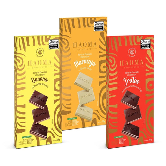 KIT 3 BARRAS LINHA STEVIA