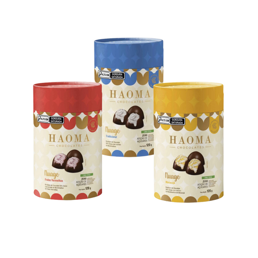 KIT 3 LATAS  NUAGE LINHA STEVIA