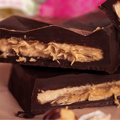 Barra de chocolate com recheio cremoso
