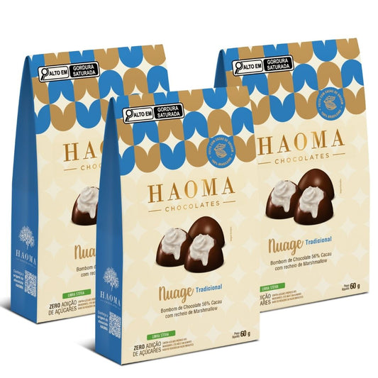 KIT 3 PACKS NUAGE TRADICIONAL LINHA STEVIA