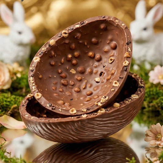 Ovo Craquelle de Chocolate ao Leite com Avelã 300g