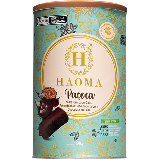 Paçoca Castanha-de-caju e Coco | Linha Stevia