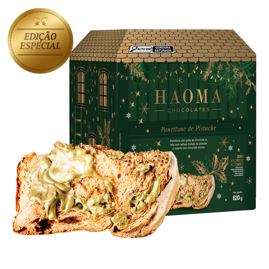 Panettone Trufado Pistache | 620g