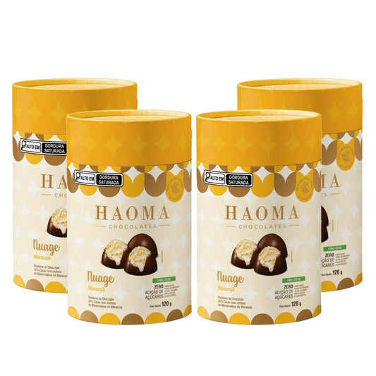 KIT 4 LATAS NUAGE MARACUJÁ LINHA STEVIA